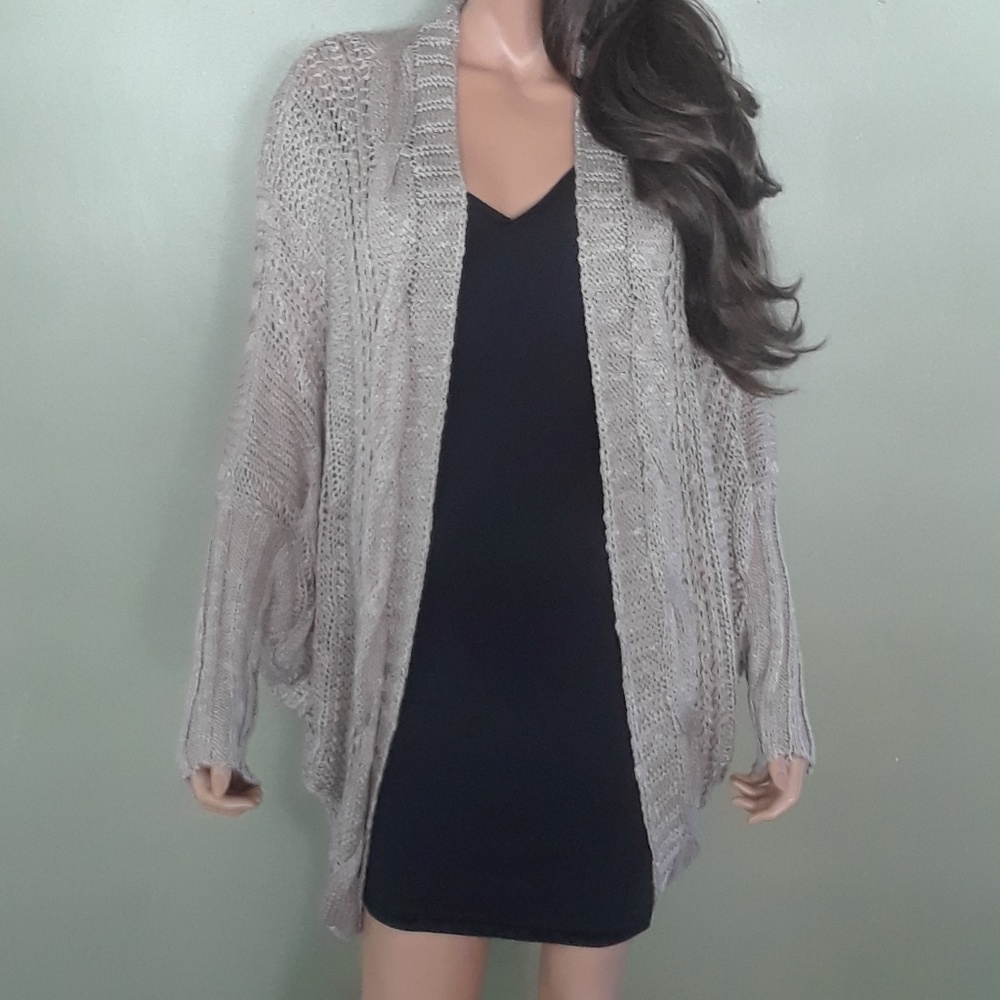 Oversized Cable Cocoon Sweater